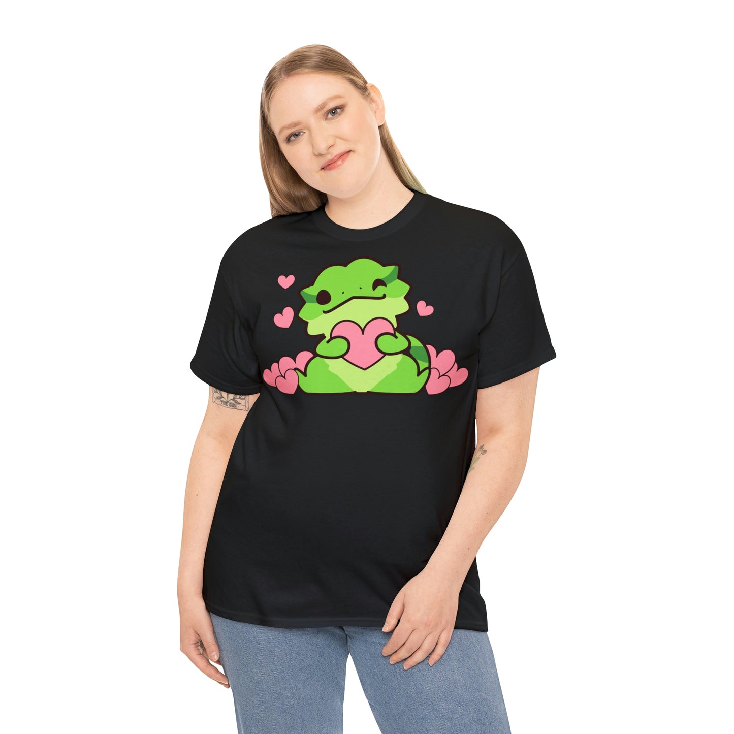 Give Love Lizard {Unisex - Front print}(Inspired by children)