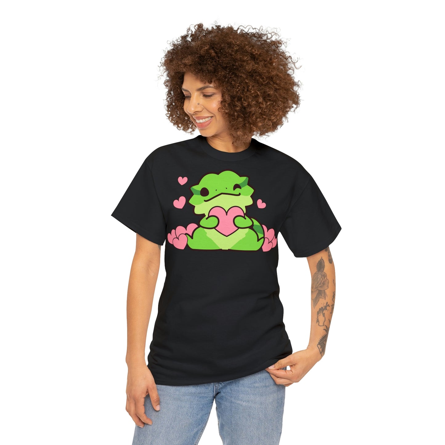 Give Love Lizard {Unisex - Front print}(Inspired by children)