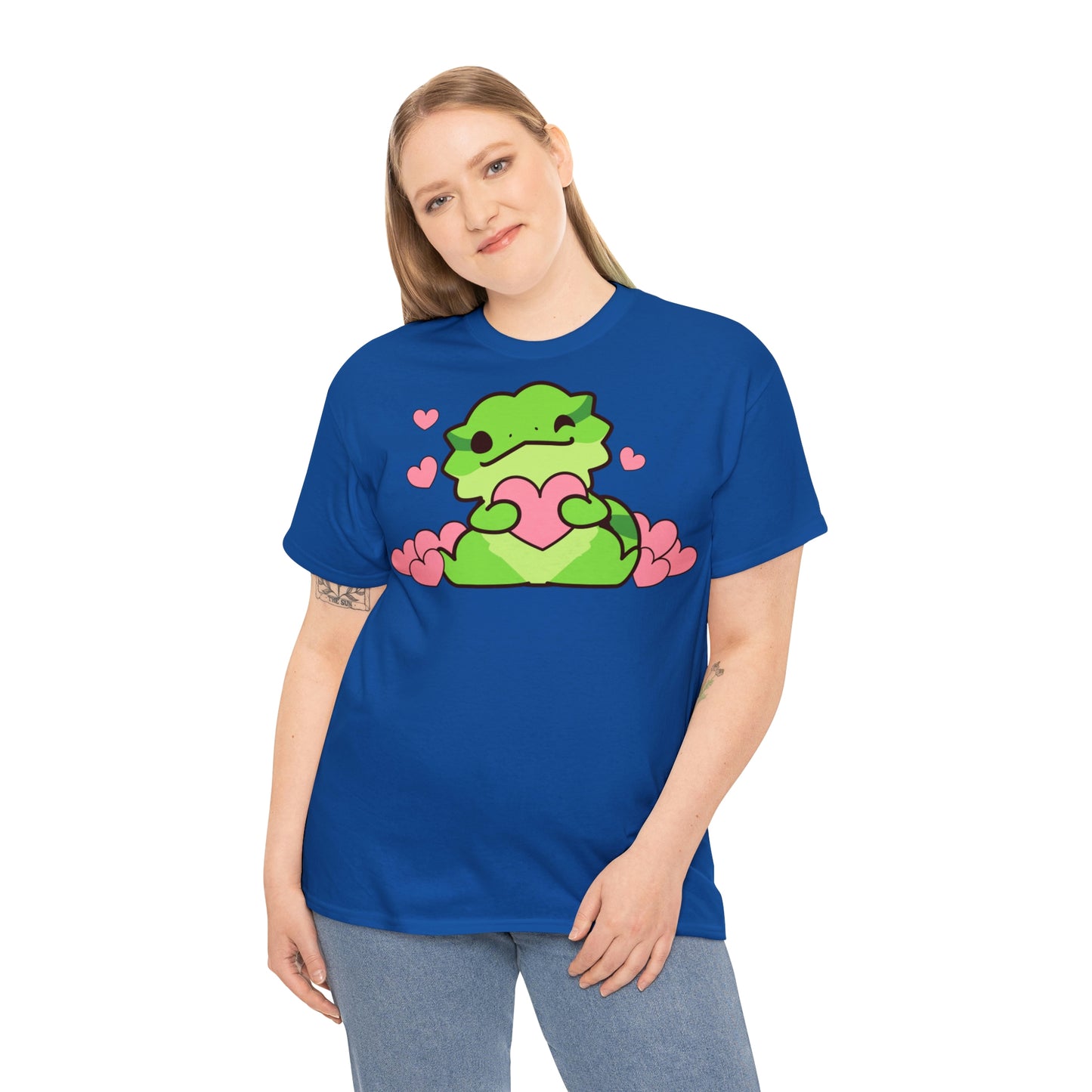 Give Love Lizard {Unisex - Front print}(Inspired by children)