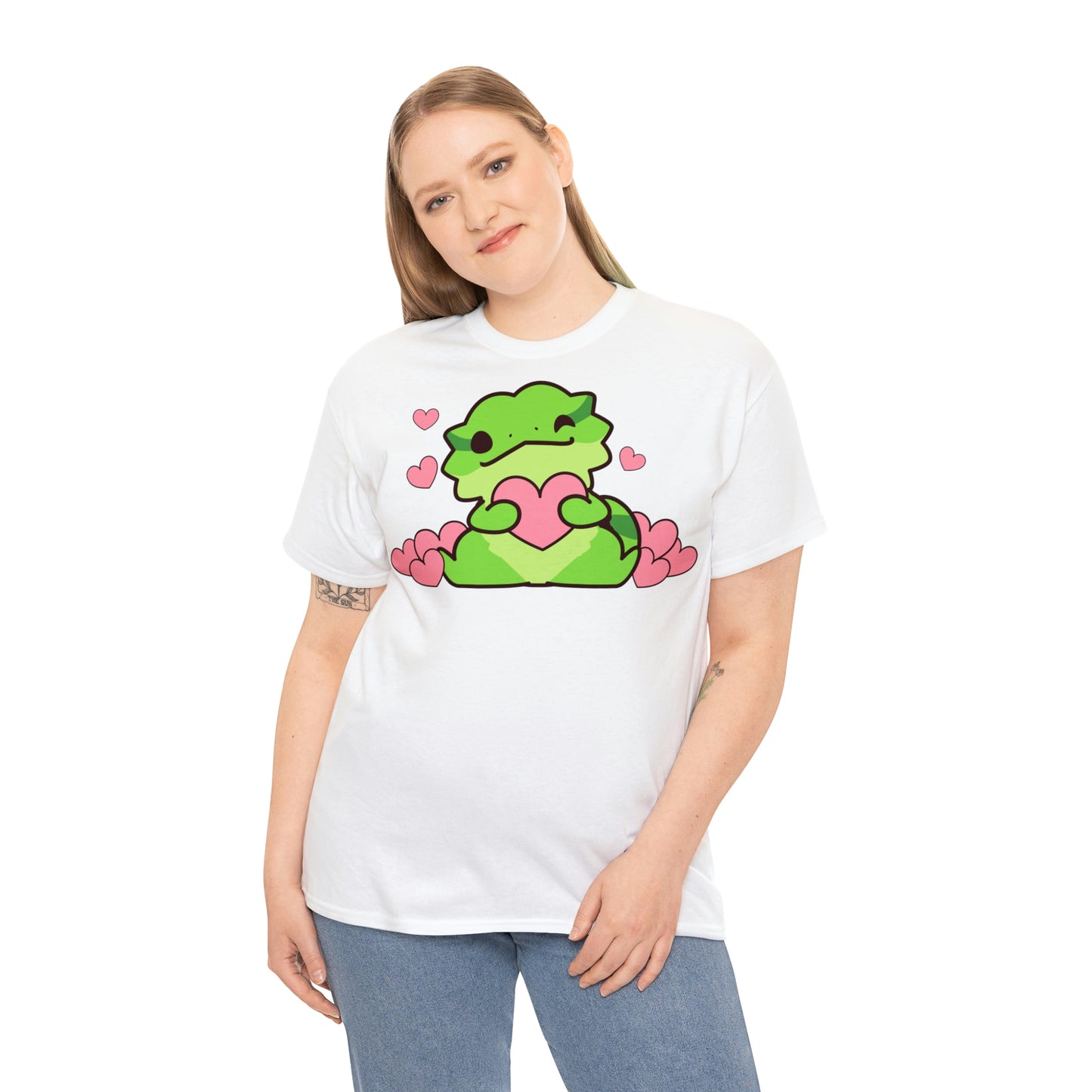 Give Love Lizard {Unisex - Front print}(Inspired by children)