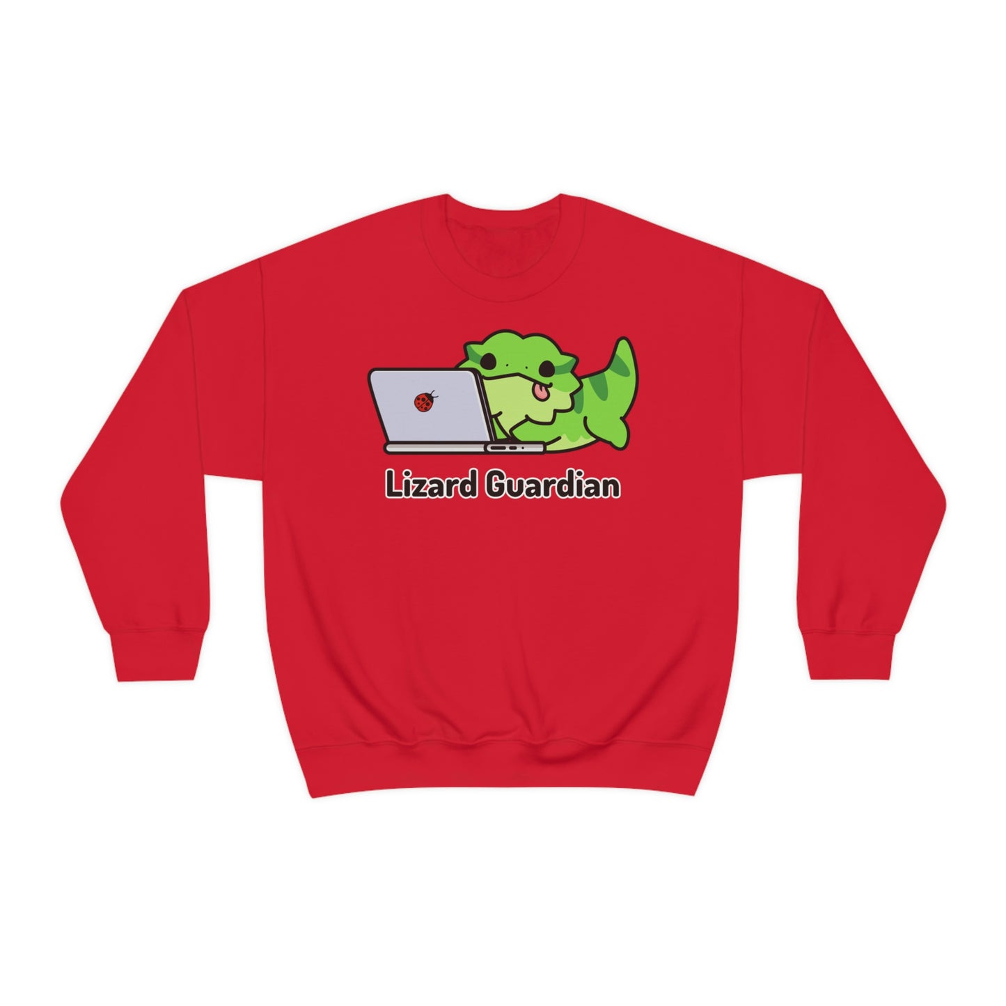Laptop Lizard Crewneck Sweatshirt {Unisex - Front Print}