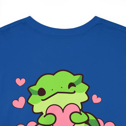 Give Love Lizard {Unisex - Back print}