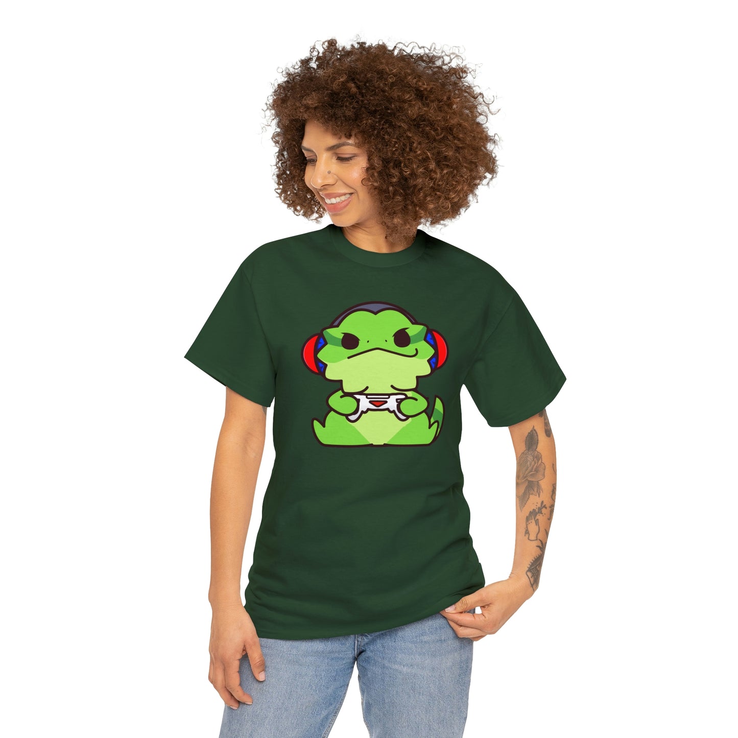 Gamer Lizard {Unisex - Front print}(Inspired by children)