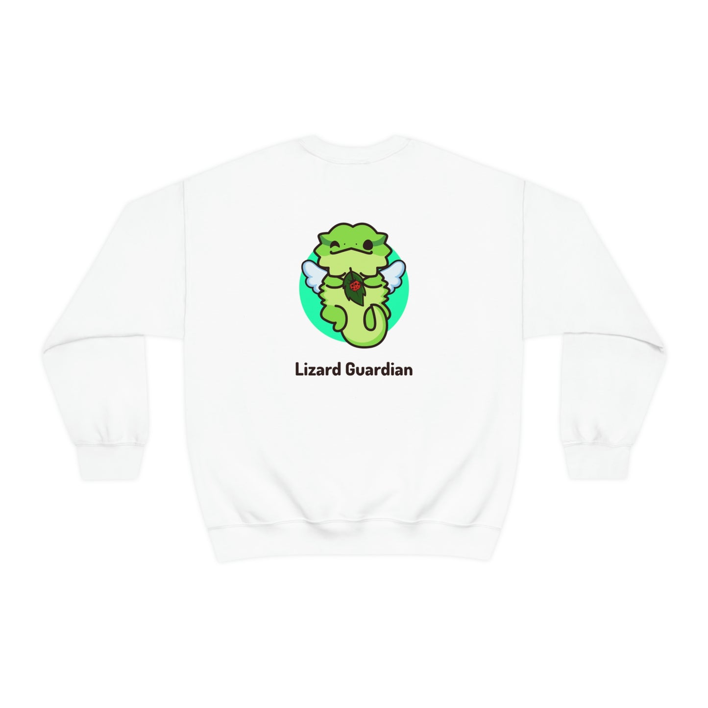 Gamer Lizard Crewneck Sweatshirt {Unisex - Front & Back Print}