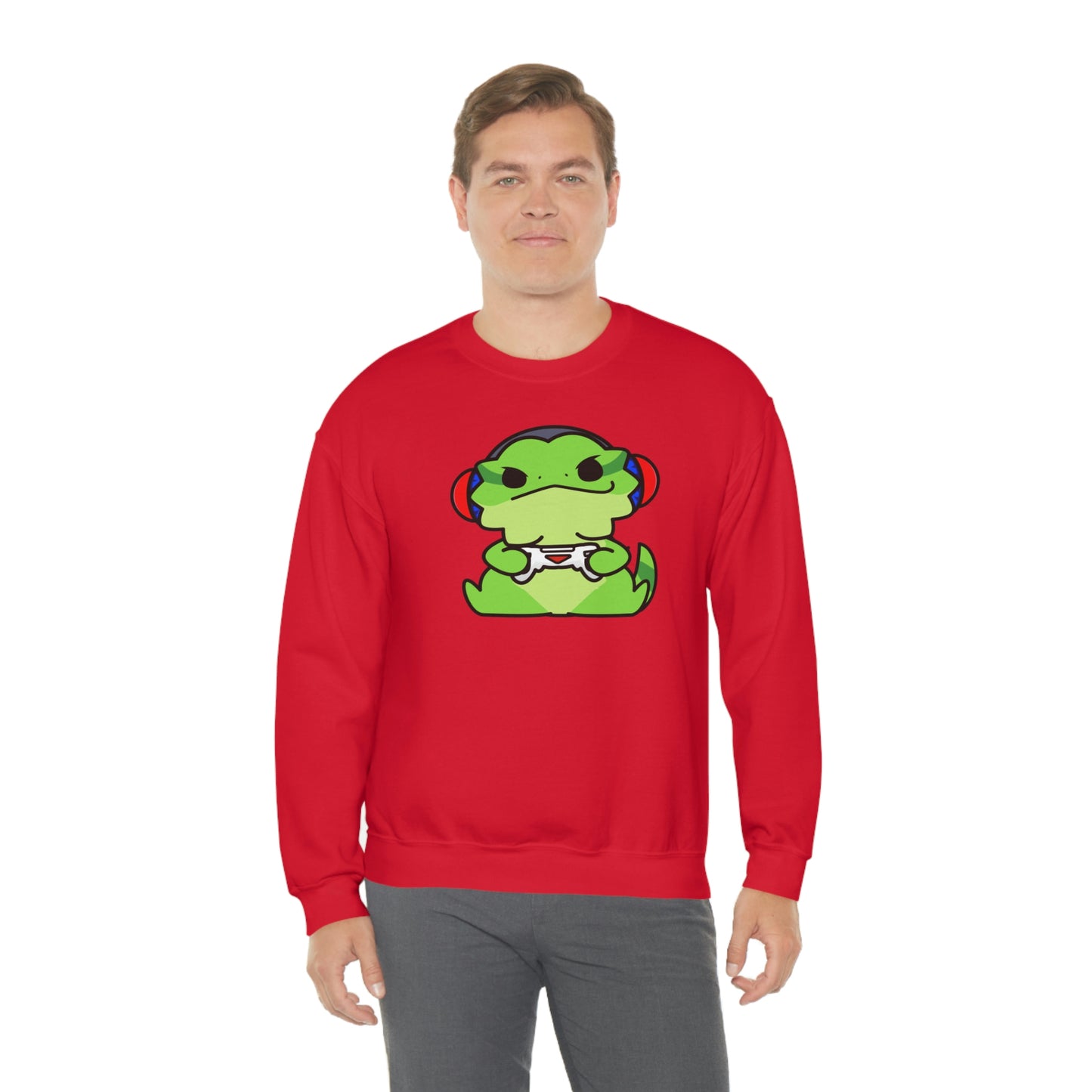 Gamer Lizard Unisex Heavy Blend™ Crewneck Sweatshirt