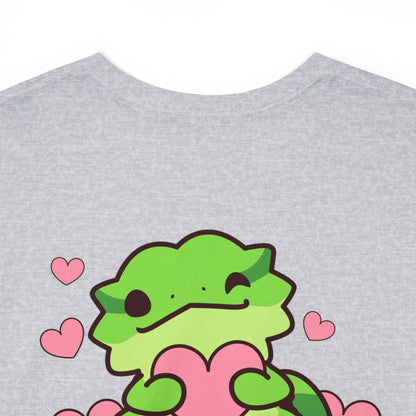 Give Love Lizard {Unisex - Back print}