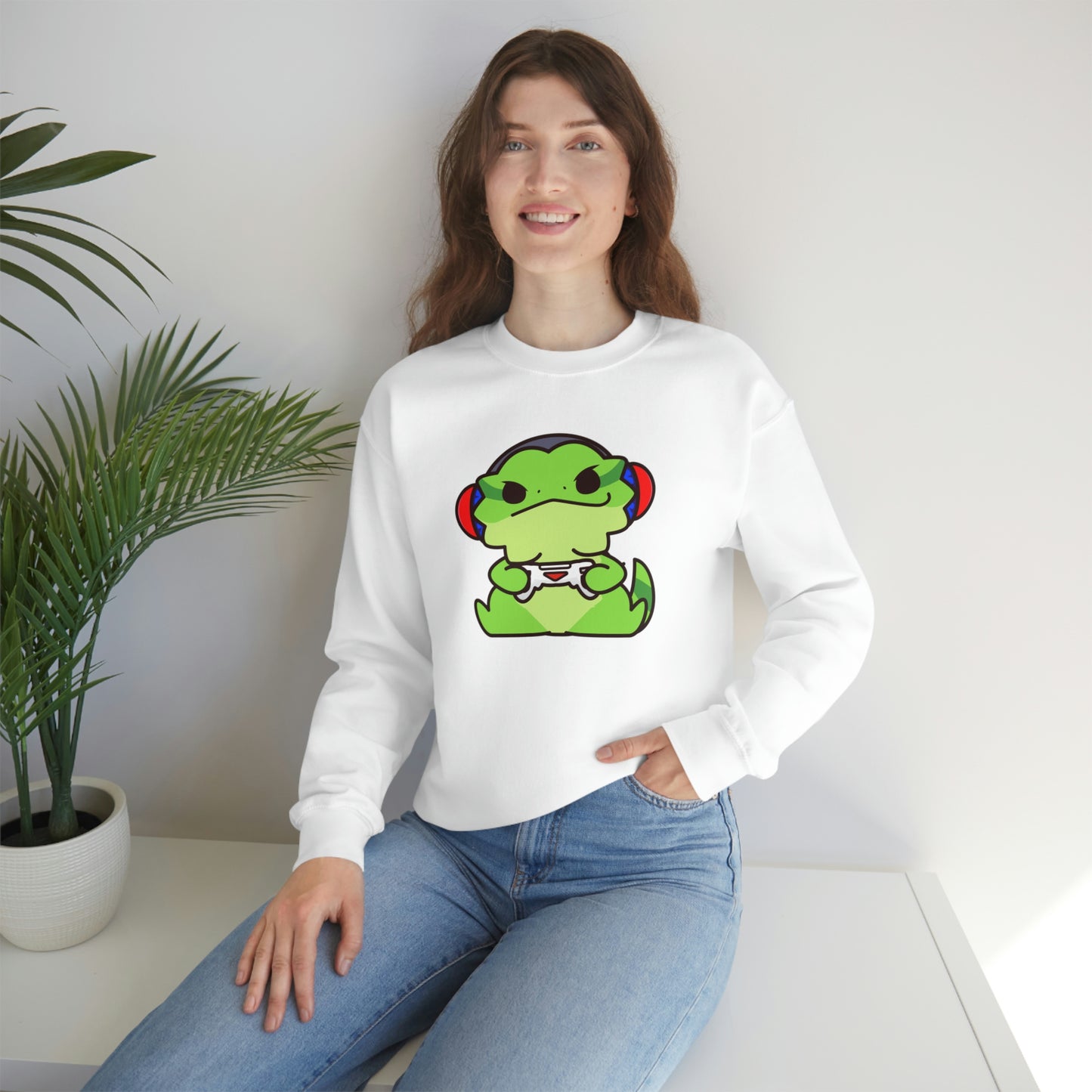 Gamer Lizard Unisex Heavy Blend™ Crewneck Sweatshirt