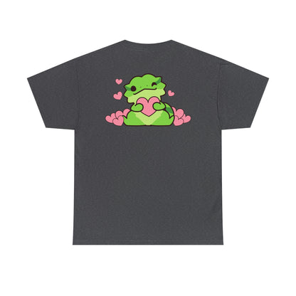 Give Love Lizard {Unisex - Back print}