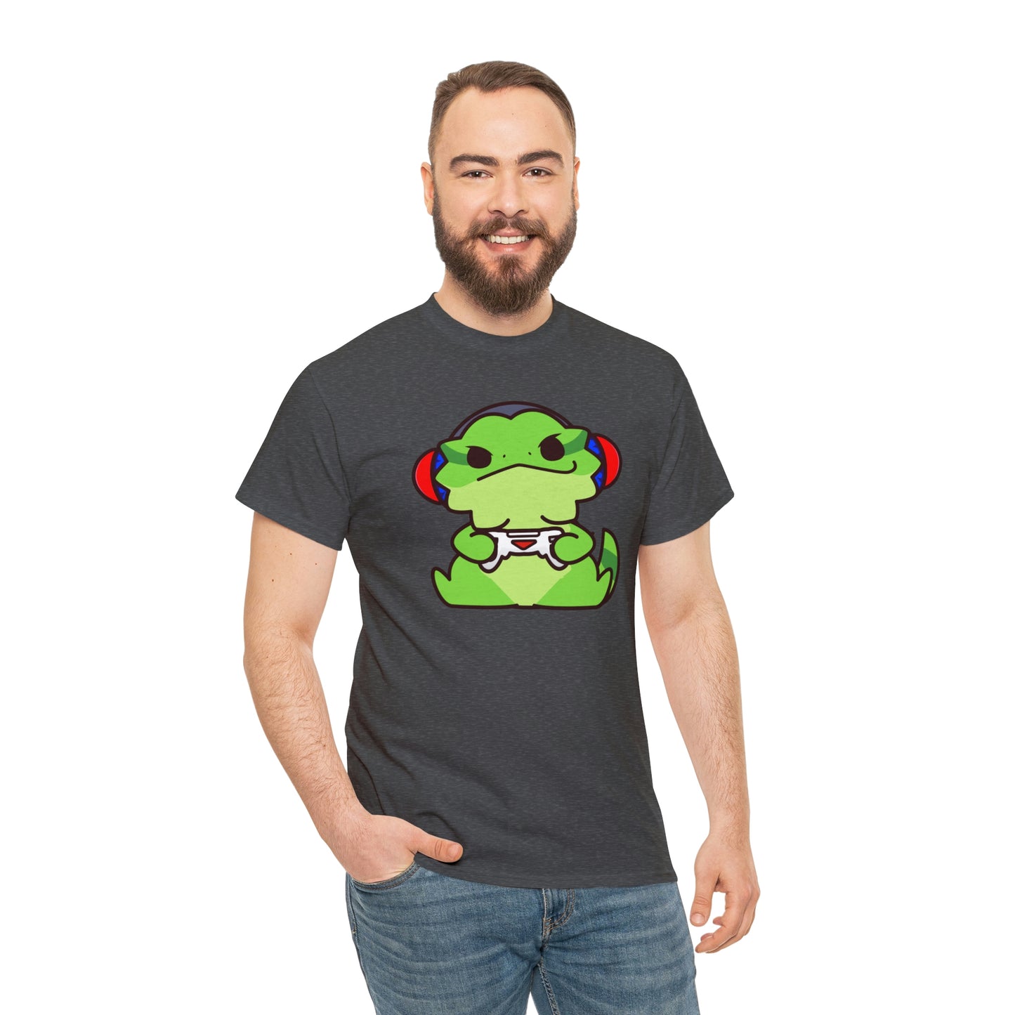 Gamer Lizard {Unisex - Front print}(Inspired by children)