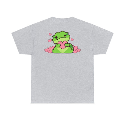 Give Love Lizard {Unisex - Back print}