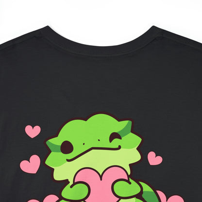 Give Love Lizard {Unisex - Back print}